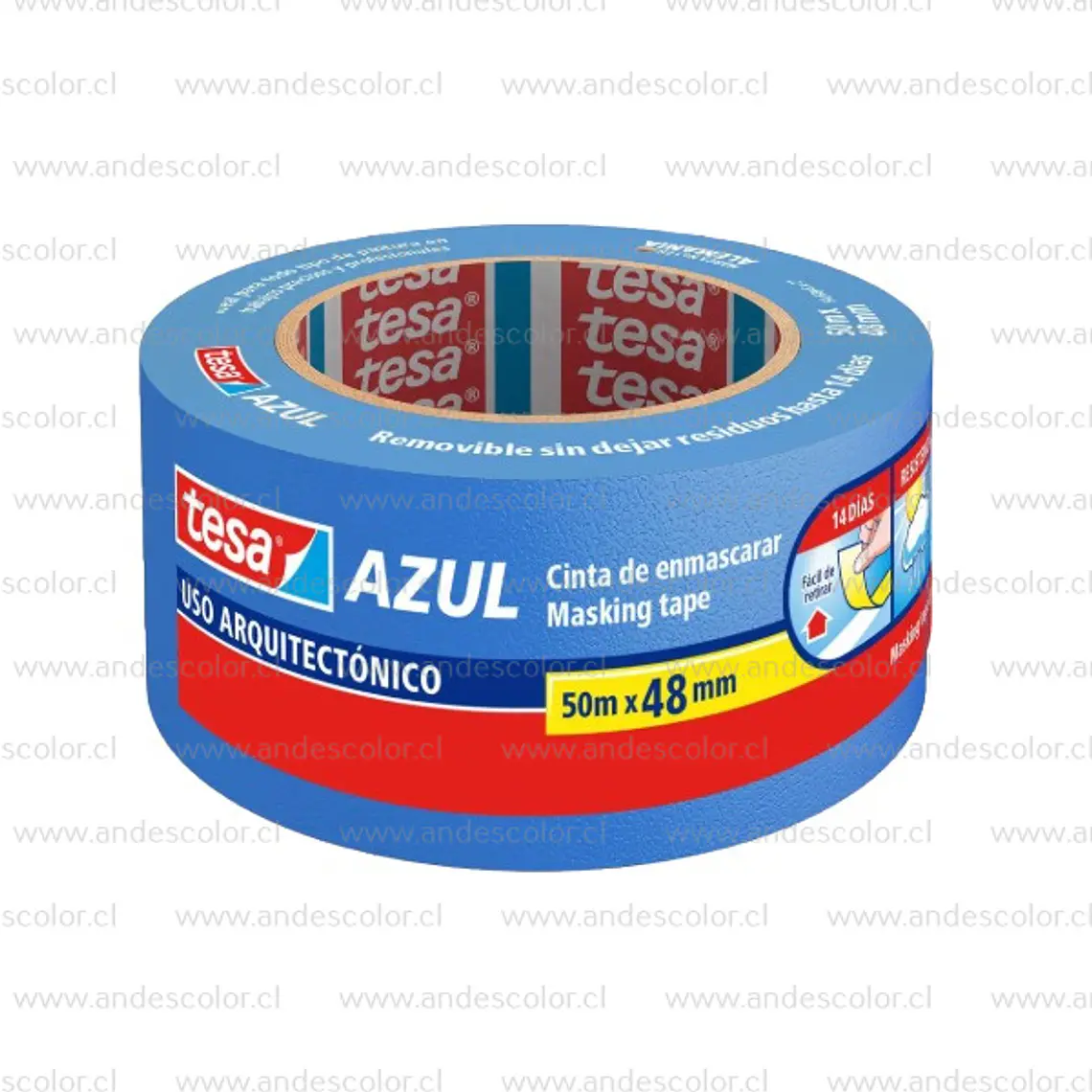 Cinta Enmascarar - Tesa Cinta Enmascarar Azul 48Mm X 50M 1