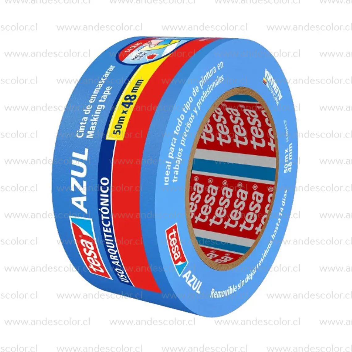 Cinta Enmascarar - Tesa Cinta Enmascarar Azul 48Mm X 50M 2