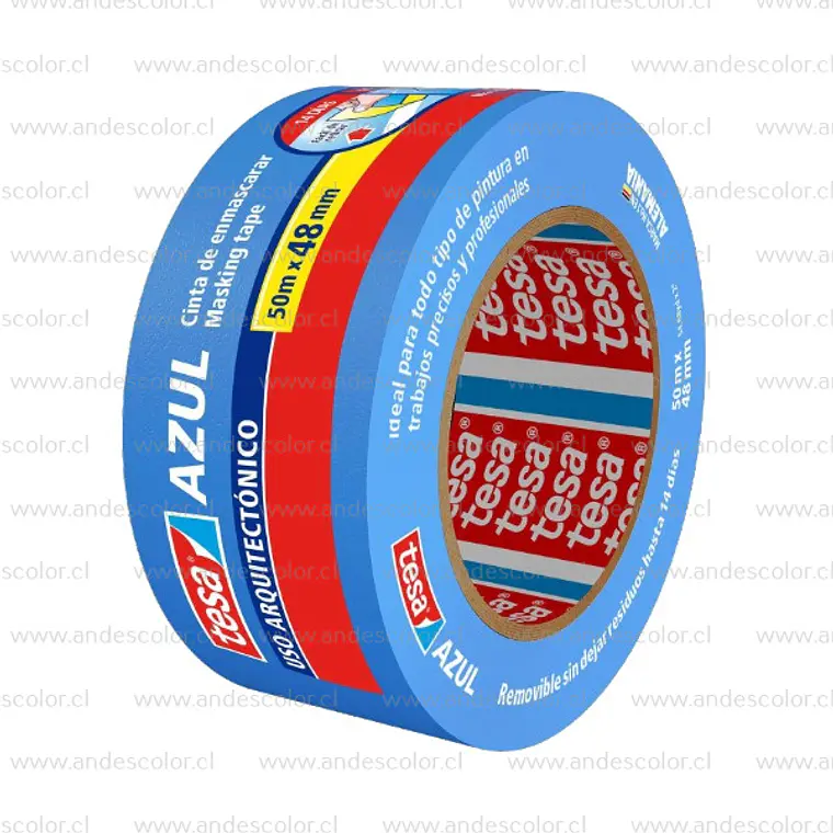 Cinta Enmascarar - Tesa Cinta Enmascarar Azul 48Mm X 50M 2