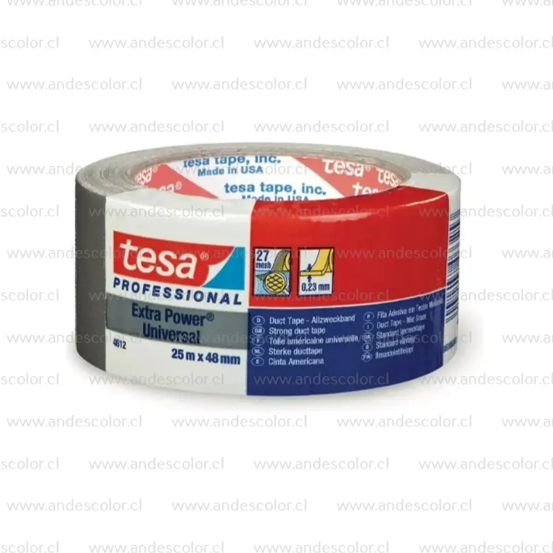 Cinta Multiuso - Tesa Cinta Multiuso Gris Extra Power 48Mm X 25M 1