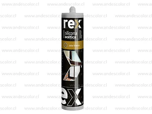 Siliconas - Rex Silicona Acetica Bronce Cartucho 300 Ml