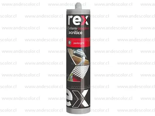 Adhesivo - Rex Adhesivo Sellagoteras Acrilico Cartucho 300 Ml