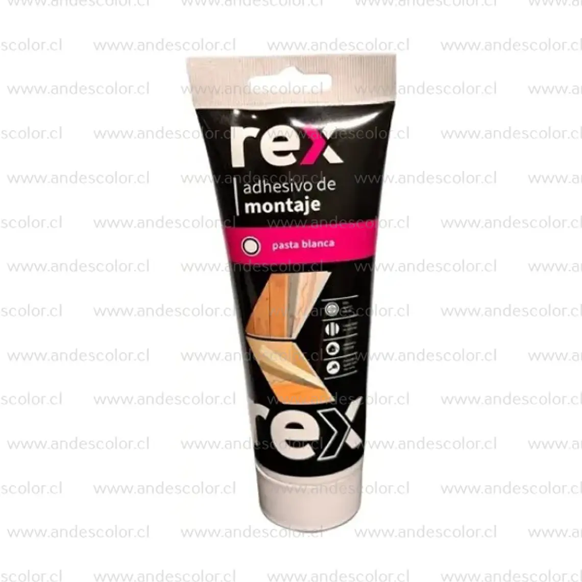 Adhesivo Montaje - Rex Blanco Pomo 250 Ml 1
