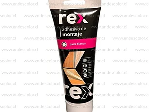 Adhesivo Montaje - Rex Blanco Pomo 250 Ml