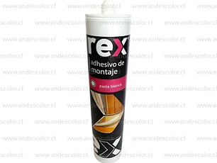 Adhesivo Montaje - Rex Blanco Cartucho 300 Ml