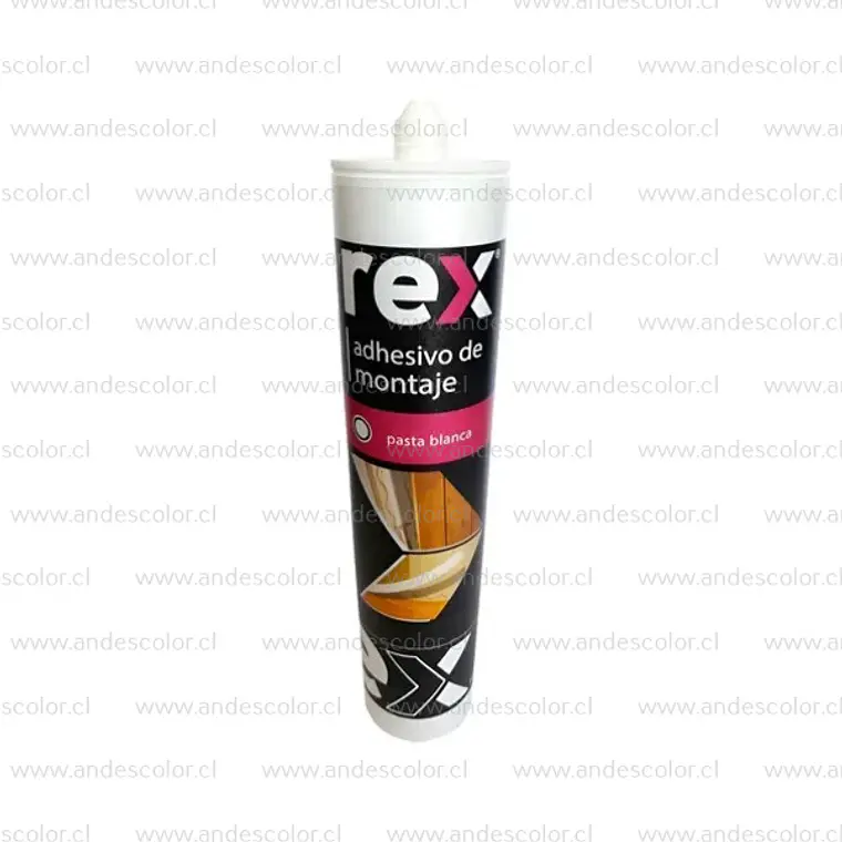 Adhesivo Montaje - Rex Blanco Cartucho 300 Ml 1