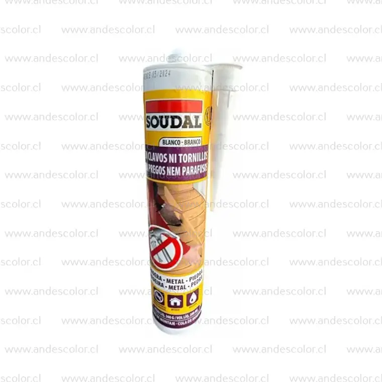 Adhesivo Montaje - Soudal Blanco Cartucho 300 Ml 1