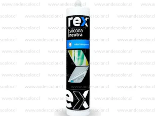 Siliconas - Rex Silicona Neutra Transparente Cartucho 300 Ml