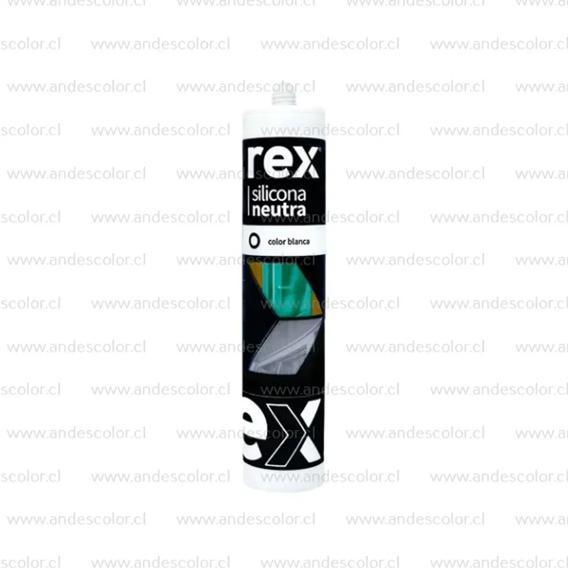 Siliconas - Rex Silicona Neutra Blanca Cartucho 300 Ml 1