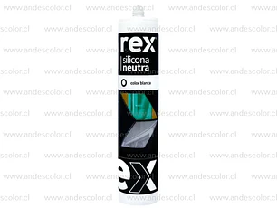 Siliconas - Rex Silicona Neutra Blanca Cartucho 300 Ml