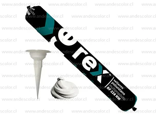 Sellador - Rex Sellador de Pu Rf228 Nw Pate Recarga Blanco 600 Ml