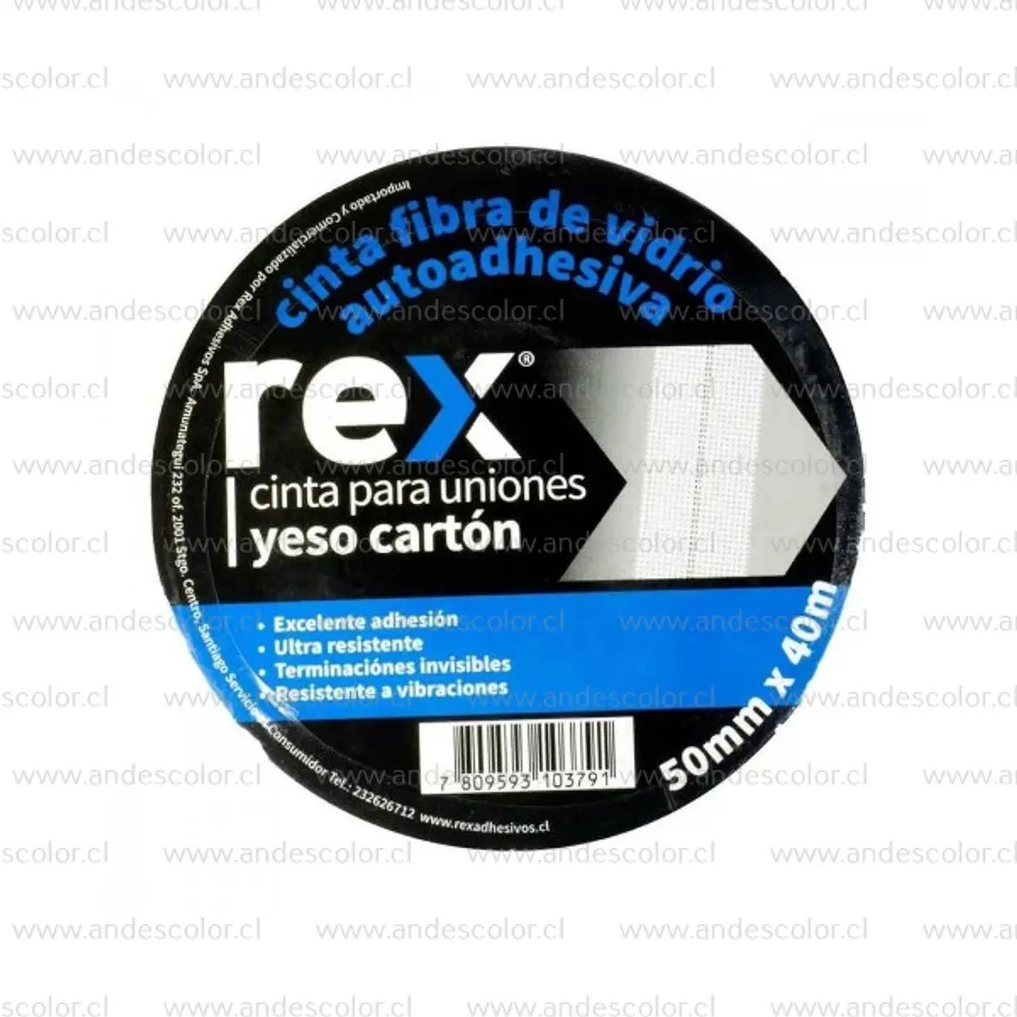 Cinta Fibra - Rex Cinta Fibra Junta 50 Mm X 40 Mt 1