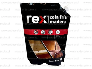 Cola Fría - Rex Colafría Madera Frasco Dosif 500 Gr