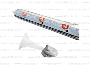 Sellador - Sellotec Sellador de Pu 35 3500 Pate Recarga Gris 590 Ml