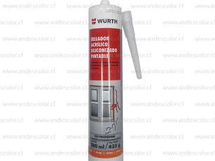 Sellador - Wurth Sellador Acrilico Blanco Cartucho 280 Ml