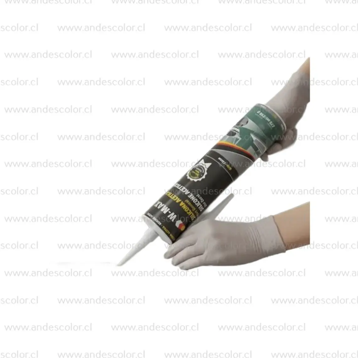 Siliconas - Wmax Silicona Acetica Blanco Cartucho 280 Ml 2