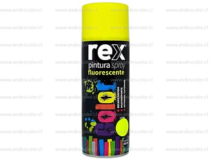 Pintura Spray - Rex Fluorescente Amarillo 400 Ml