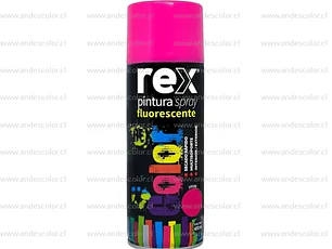 Pintura Spray - Rex Fluorescente Rosa 400 Ml