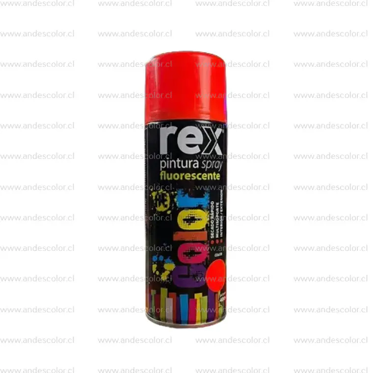 Pintura Spray - Rex Fluorescente Rojo 400 Ml 1