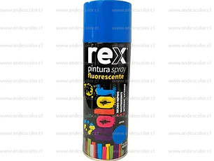 Pintura Spray - Rex Fluorescente Azul 400 Ml