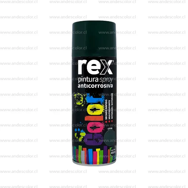 Pintura Spray - Rex Anticorrosivo Verde 400 Ml 1
