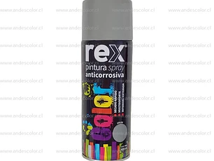 Pintura Spray - Rex Anticorrosivo Gris 400 Ml