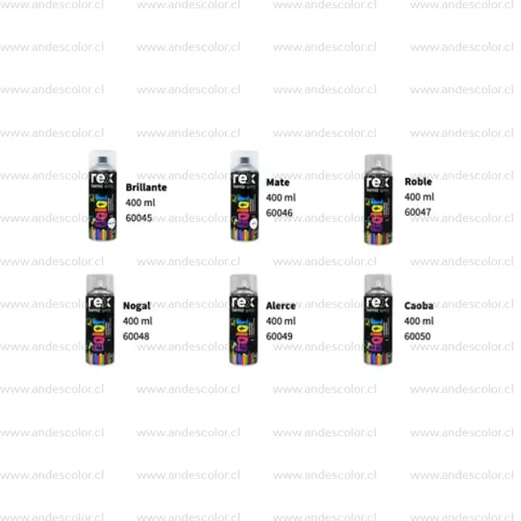 Pintura Spray - Rex Barniz Marino Roble 400 Ml 2