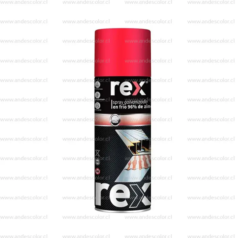 Pintura Spray - Rex Zinc Galvanizado 400 Ml 1