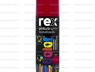 Pintura Spray - Rex Metalico Rojo 400 Ml