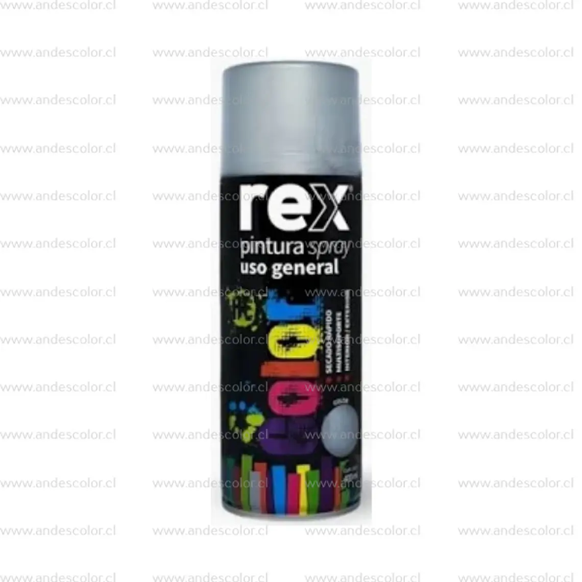 Pintura Spray - Rex Acrilica Aluminio 400 Ml 1