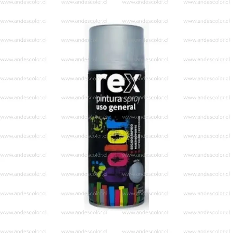 Pintura Spray - Rex Acrilica Aluminio 400 Ml 1