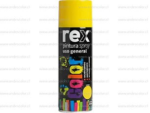 Pintura Spray - Rex Acrilica Amarillo 400 Ml