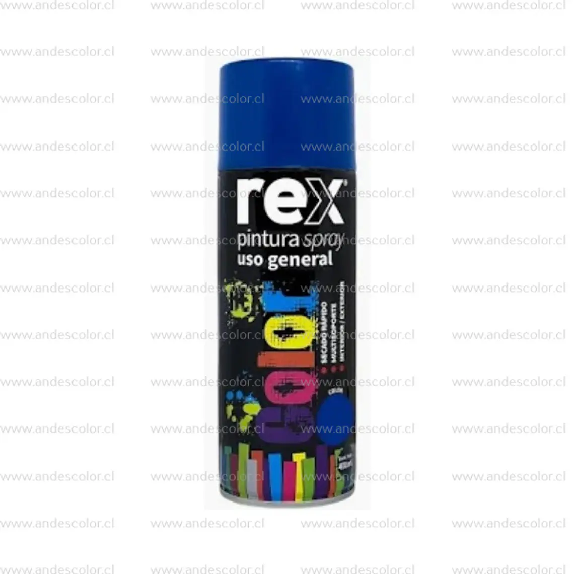 Pintura Spray - Rex Acrilica Azul 400 Ml 1
