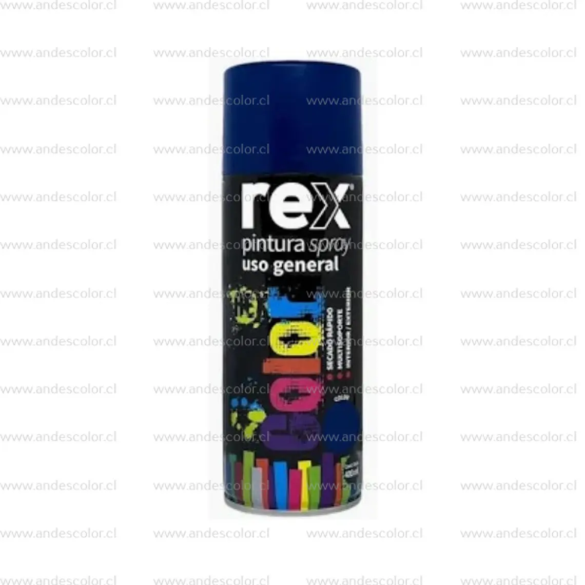 Pintura Spray - Rex Acrilica Azul Oscuro 400 Ml 1