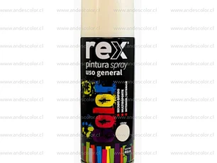 Pintura Spray - Rex Acrilica Blanco Brillante 400 Ml