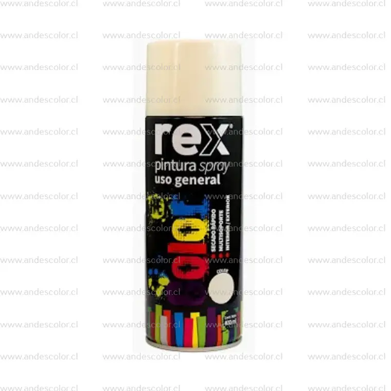 Pintura Spray - Rex Acrilica Blanco Brillante 400 Ml 1