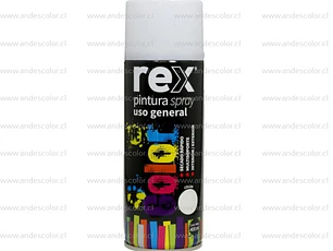 Pintura Spray - Rex Acrilica Blanco Mate 400 Ml