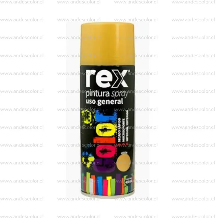 Pintura Spray - Rex Acrilica Dorado 400 Ml 1