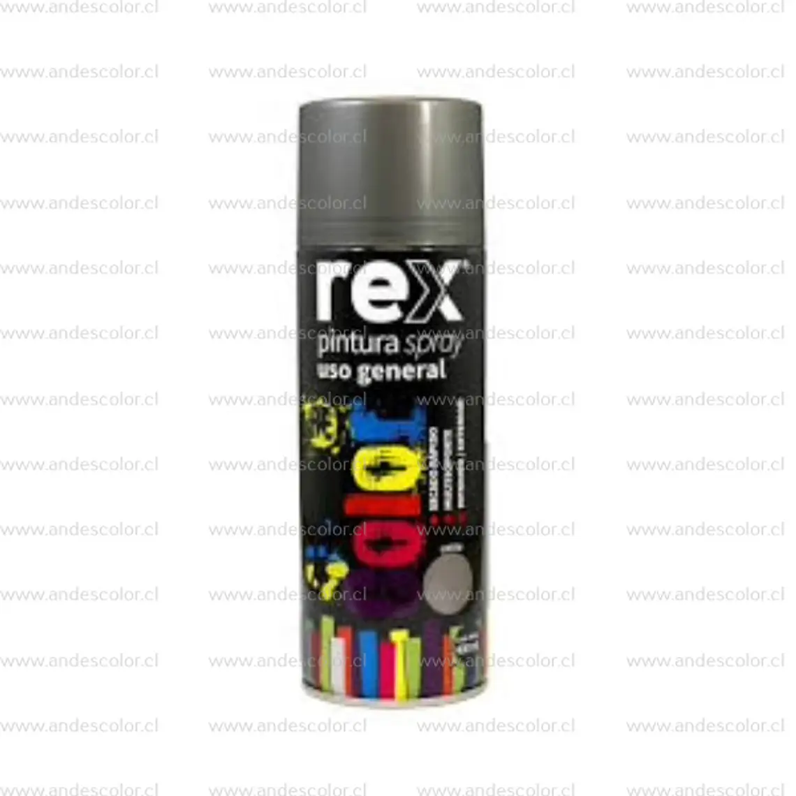 Pintura Spray - Rex Acrilica Grafito 400 Ml 1