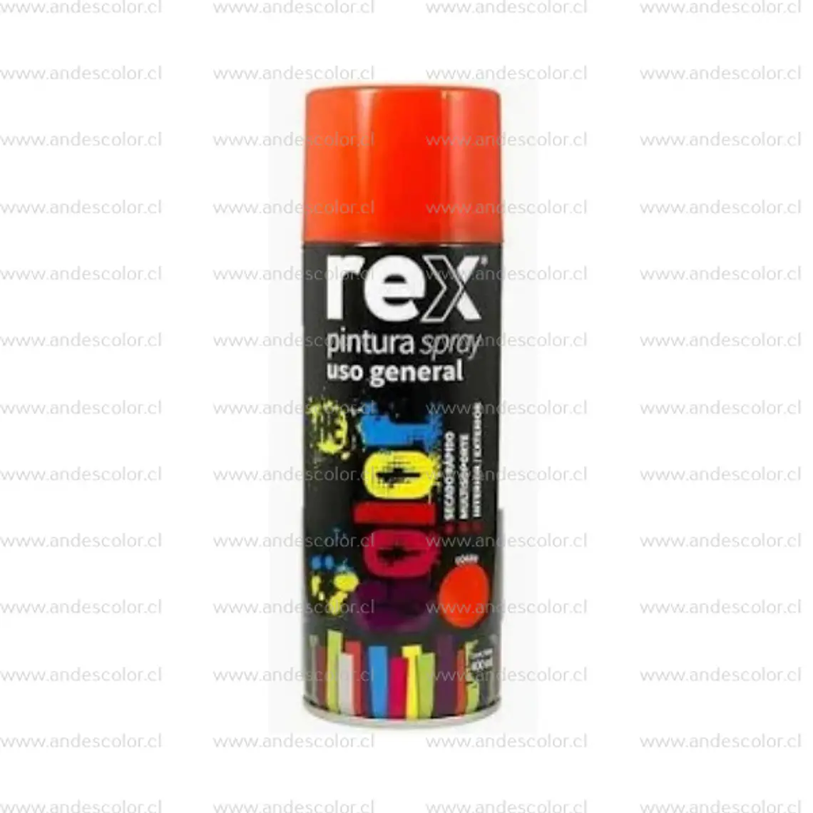 Pintura Spray - Rex Acrilica Naranjo 400 Ml 1