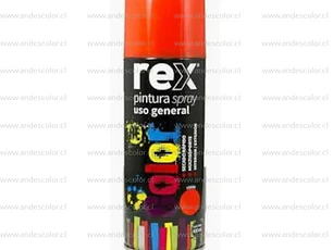Pintura Spray - Rex Acrilica Naranjo 400 Ml