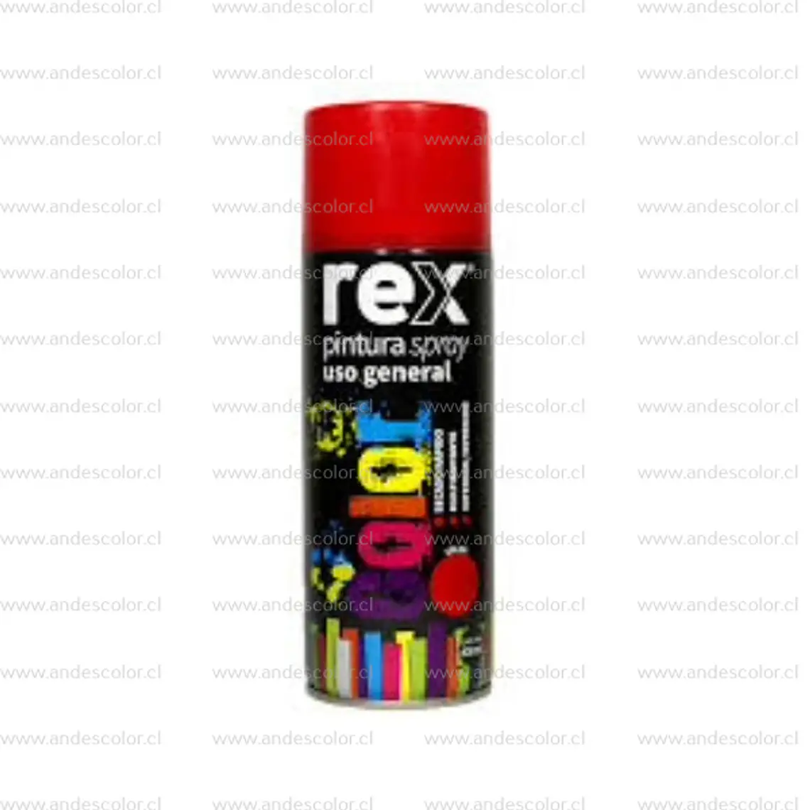 Pintura Spray - Rex Acrilica Rojo 400 Ml 1