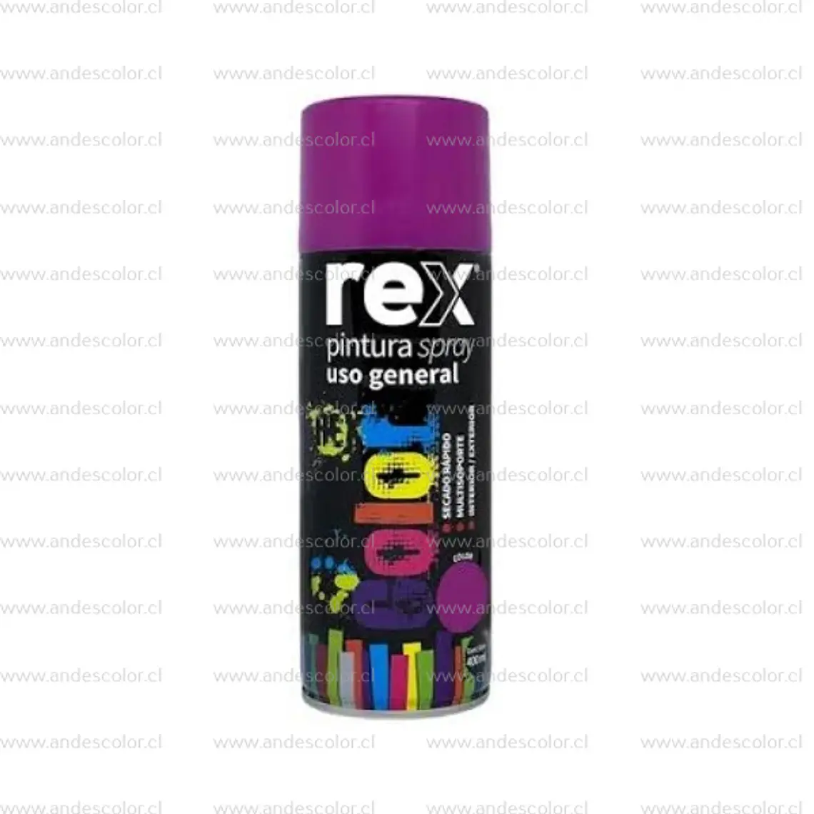 Pintura Spray - Rex Acrilica Violeta 400 Ml 1