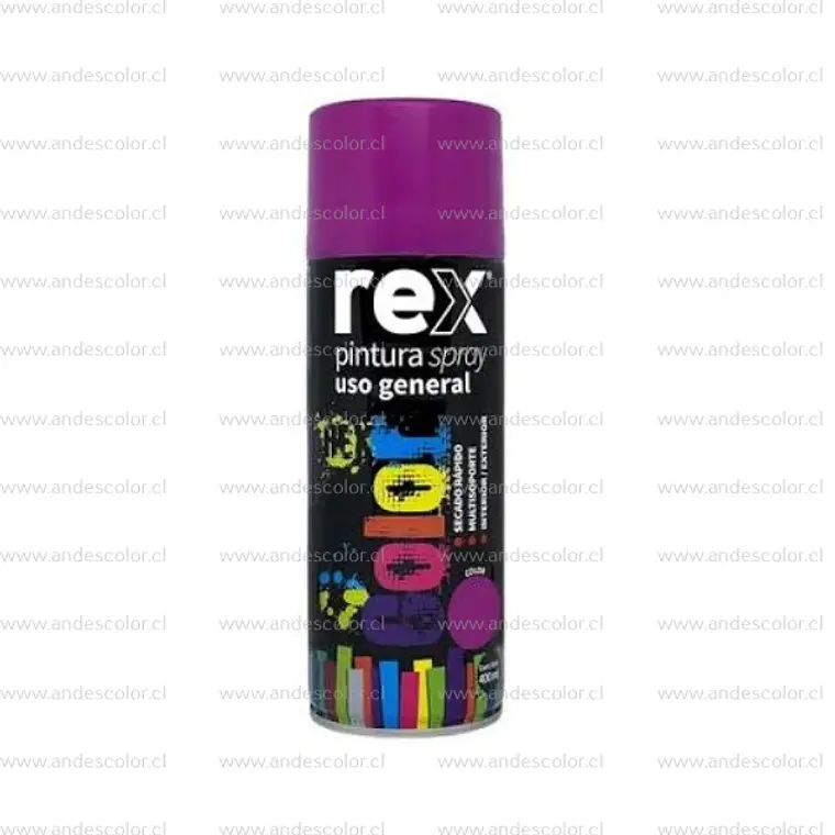 Pintura Spray - Rex Acrilica Violeta 400 Ml 1