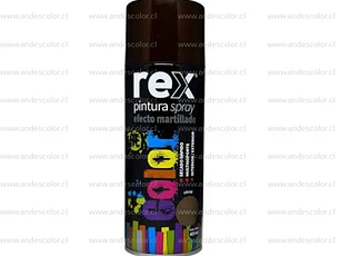 Pintura Spray - Rex Efecto Martillado Cafe 400 Ml