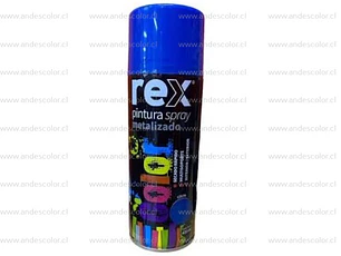 Pintura Spray - Rex Metalico Azul 400 Ml