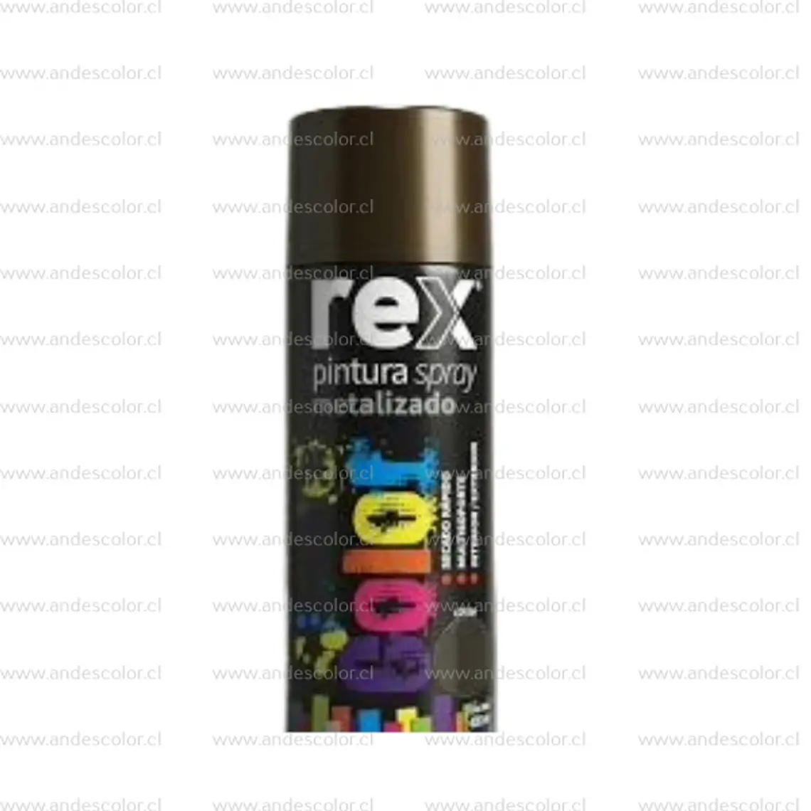 Pintura Spray - Rex Metalico Bronce 400 Ml 1