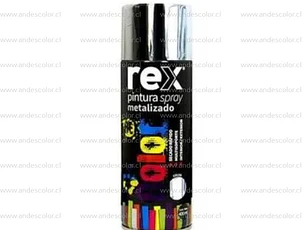 Pintura Spray - Rex Metalico Cromo 400 Ml