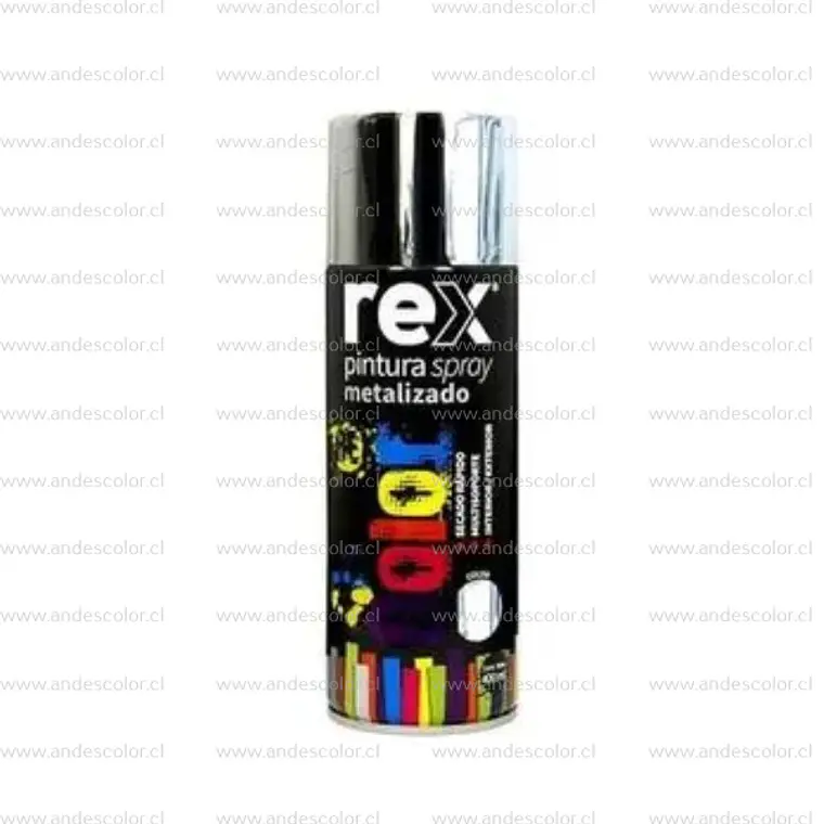 Pintura Spray - Rex Metalico Cromo 400 Ml 1