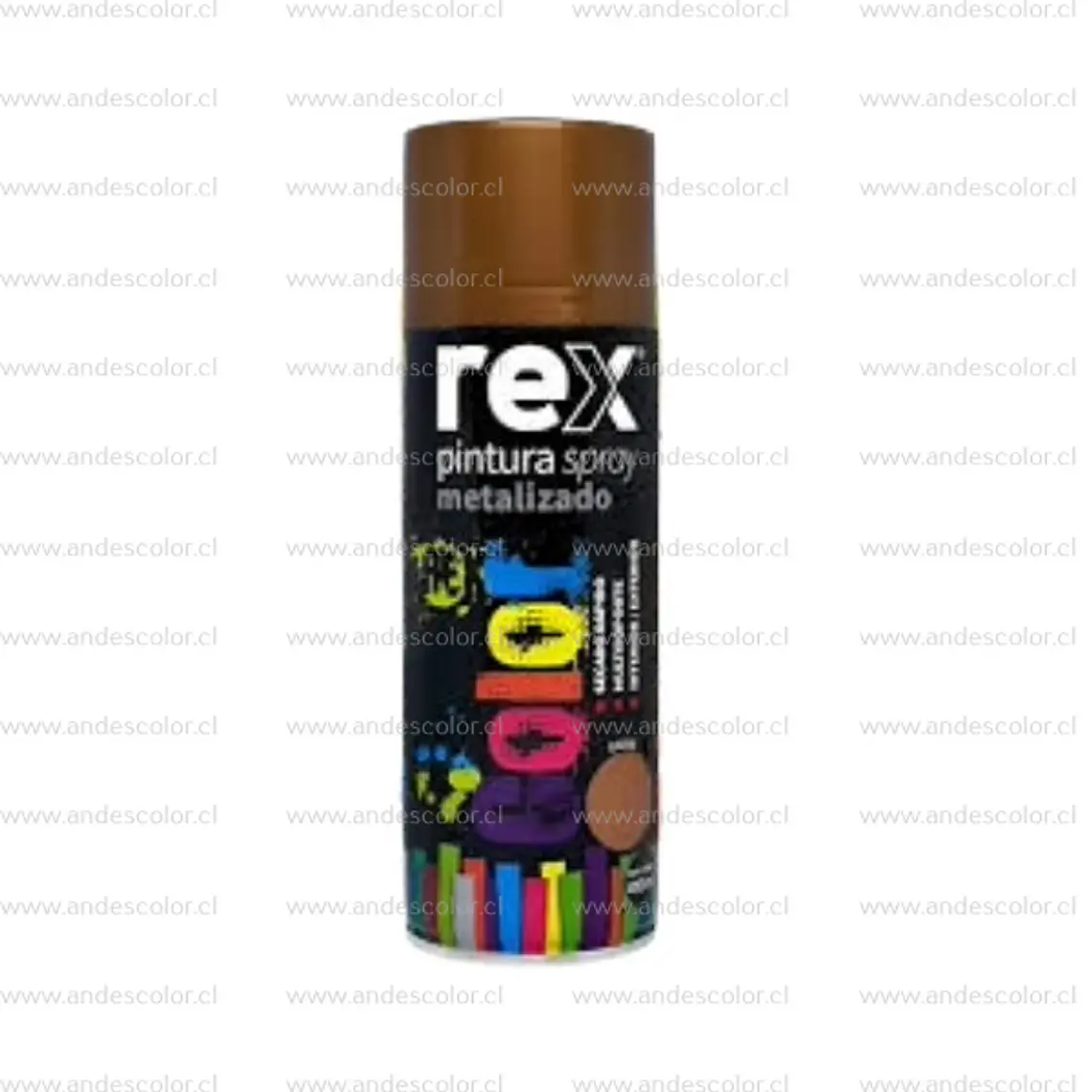 Pintura Spray - Rex Metalico Oro 400 Ml 1